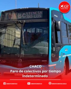 Paro de colectivos en Chaco: cómo funciona el servicio interprovincial Chaco-Corrientes