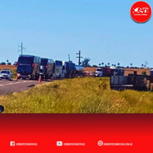 Tragedia en la Ruta 12: un hombre perdió la vida en un violento choque entre una camioneta y un camión