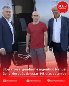 Tras 14 meses de cautiverio, liberaron al gendarme Nahuel Gallo: ya vuela de regreso a la Argentina