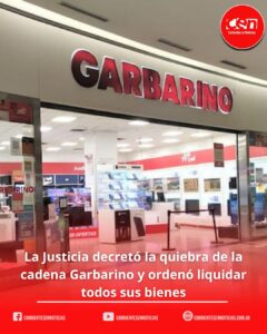 Fin de una era: la Justicia decretó la quiebra definitiva de Garbarino