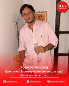 Caso Ojeda Kryszczuk: la autopsia confirmó que el joven esquinense murió por el impacto de la caída