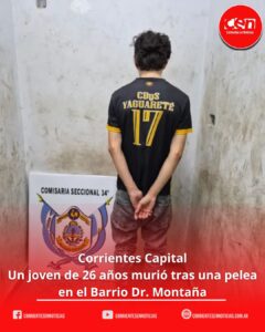 Dr. Montaña: un joven de 26 años murió tras ser atacado con un objeto contundente