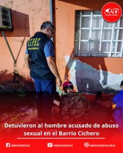 Fin de la fuga: capturan en Empedrado al acusado de abuso en el barrio Cichero