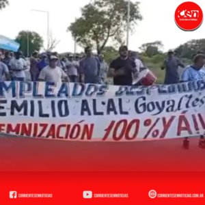 Conflicto en Textil Alal: operarios despedidos trasladan su reclamo a la Ruta 27 en Goya