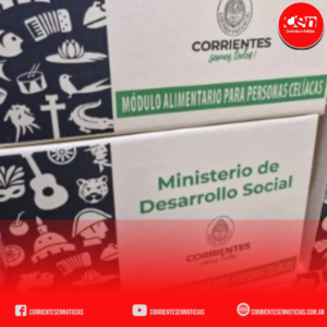 Programa de Apoyo Nutricional: Entrega de módulos para celíacos en Corrientes Capital