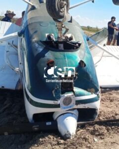 Emergencia en San Cosme: una avioneta de instrucción debió aterrizar forzosamente en un campo