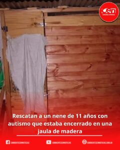 Horror en La Plata: rescatan a un niño autista de 11 años que vivía encerrado en una jaula de madera