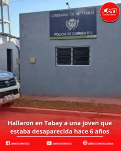 Localización en Tabay: Hallan a una joven que era buscada desde hace seis años