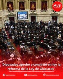 Reforma de la Ley de Glaciares: Diputados aprobó cambios en los niveles de protección ambiental
