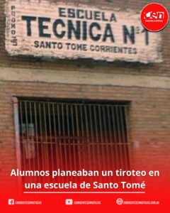 Prevención en Santo Tomé: Desactivan un presunto plan de ataque armado contra docentes