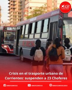 Crisis en el Transporte: ERSA y San Lorenzo suspenden a 23 trabajadores sin goce de sueldo