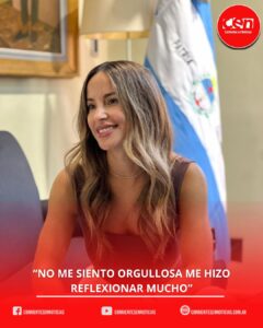“Asumo el error”: Lourdes Sánchez habló tras dar positivo en un control de alcoholemia