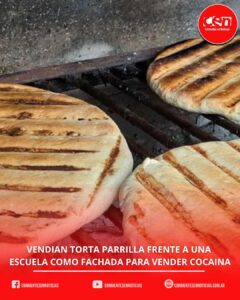 Desbaratan un “narco-kiosco” camuflado como puesto de torta parrilla frente a una escuela en Corrientes
