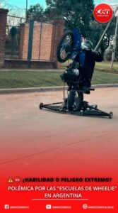 ¿Habilidad o peligro extremo?: polémica por el auge de las “escuelas de wheelie” en Argentina
