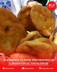Polémica en Entre Ríos: el Gobierno prohibió las tortas fritas en los comedores escolares para el 25 de Mayo