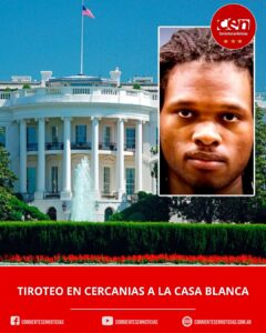 Tiroteo frente a la Casa Blanca: el Servicio Secreto abatió a un joven armado