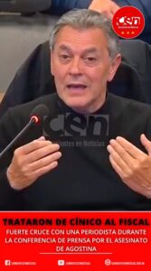 TRATARON DE CÍNICO AL FISCAL