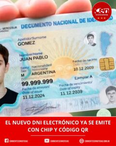 Renaper lanzó el nuevo DNI electrónico: incluye chip, código QR y altos estándares de seguridad