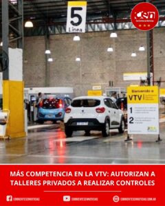 Cambios en la VTV: el Gobierno habilitó a talleres privados para realizar la Revisión Técnica Obligatoria