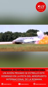 Tragedia aérea en República Dominicana: un avión privado se estrelló y murieron sus dos pilotos