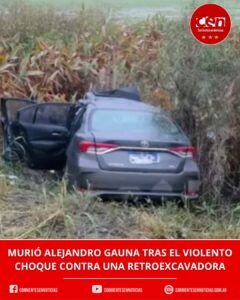 Trágico final y botín millonario: murió el conductor accidentado en Esquina y confirmaron el hallazgo de más de 182 millones de pesos