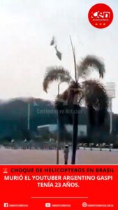 CHOQUE DE HELICOPTEROS EN BRASIL