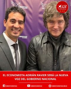 Cambios en el Gobierno: Adrián Ravier será el nuevo vocero presidencial en reemplazo de Manuel Adorni