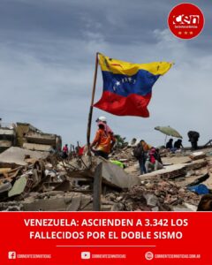 Tragedia sin fin en Venezuela: la cifra de víctimas fatales por los terremotos ascendió a 3.342