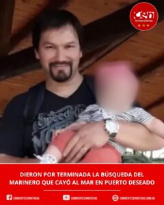 Fin de la búsqueda en Santa Cruz: suspenden el operativo de rescate del marinero correntino que cayó al mar