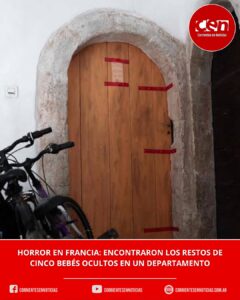 Estremecedor hallazgo en Francia: encontraron los restos de cinco recién nacidos ocultos en un departamento