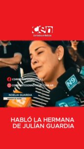 Noelia Guardia, hermana de Julián Guardia se refirió lo que ella considera que sucedió en el crimen, aportando datos de como era la relación de la pareja