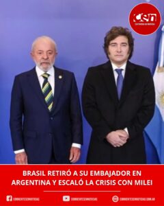 Conflicto diplomático: Brasil retira a su embajador en la Argentina y rebaja la relación bilateral