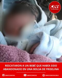 Conmoción en Merlo: encontraron a un bebé recién nacido abandonado dentro de una bolsa