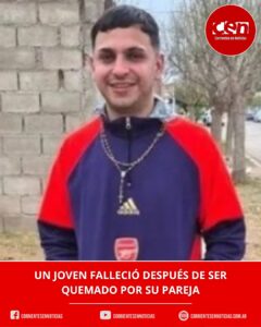 Conmoción en San Luis: una joven roció con nafta y prendió fuego a su pareja, quien murió tras una semana de agonía