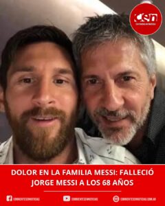 Dolor en el mundo del fútbol: falleció Jorge Messi, el padre y representante de Lionel