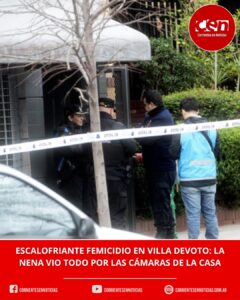 Femicidio en Villa Devoto: asesinó a su esposa con un cuchillo y su hija de 8 años vio el crimen por las cámaras de seguridad