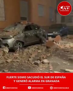 Fuerte sismo sacudió el sur de España: pánico y desprendimientos en la provincia de Granada