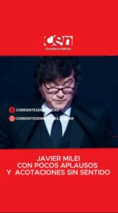 EL PRESIDENTE DIO UN DISCURSO QUE FUE LLAMATIVO POR SU PERCEPCIÓN DE LA REALIDAD, LAS ACOTACIONES Y LOS POCOS APLAUSOS
