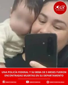 Conmoción en Avellaneda: hallan muerta a una policía federal junto a su beba de cinco meses