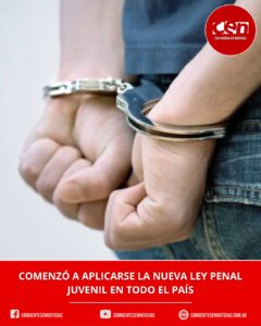 Entró en vigencia el nuevo Régimen Penal Juvenil: baja la imputabilidad a los 14 años