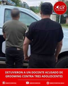 Detuvieron a un docente en Misiones por ciberacoso y propuestas inapropiadas a menores a través de redes sociales