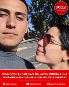 Femicidio en San Juan: asesinaron a puñaladas a una aspirante a Gendarmería en Barreal y detuvieron a su novio