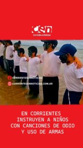 Ante las alertas y amenazas de ataques en las escuelas, instruyen a menores en conductas militares.