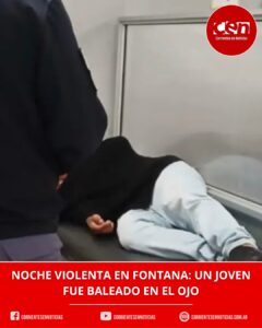 Violencia en Fontana: un adolescente de 17 años recibió un disparo en el ojo y hay dos detenidos