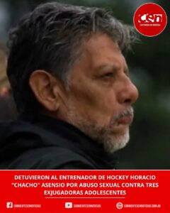 Detienen en Mar del Plata al reconocido entrenador de hockey Horacio “Chacho” Asensio por denuncias de abuso sexual