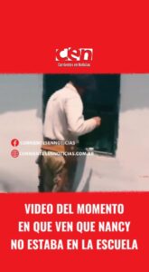 VIDEO DEL MOMENTO EN QUE VEN QUE NANCY NO ESTABA EN LA ESCUELA